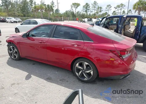 2022 Hyundai Elantra Hybrid Limited z USA, uszkodzony, nr VIN KMHLN4AJ9NU014200